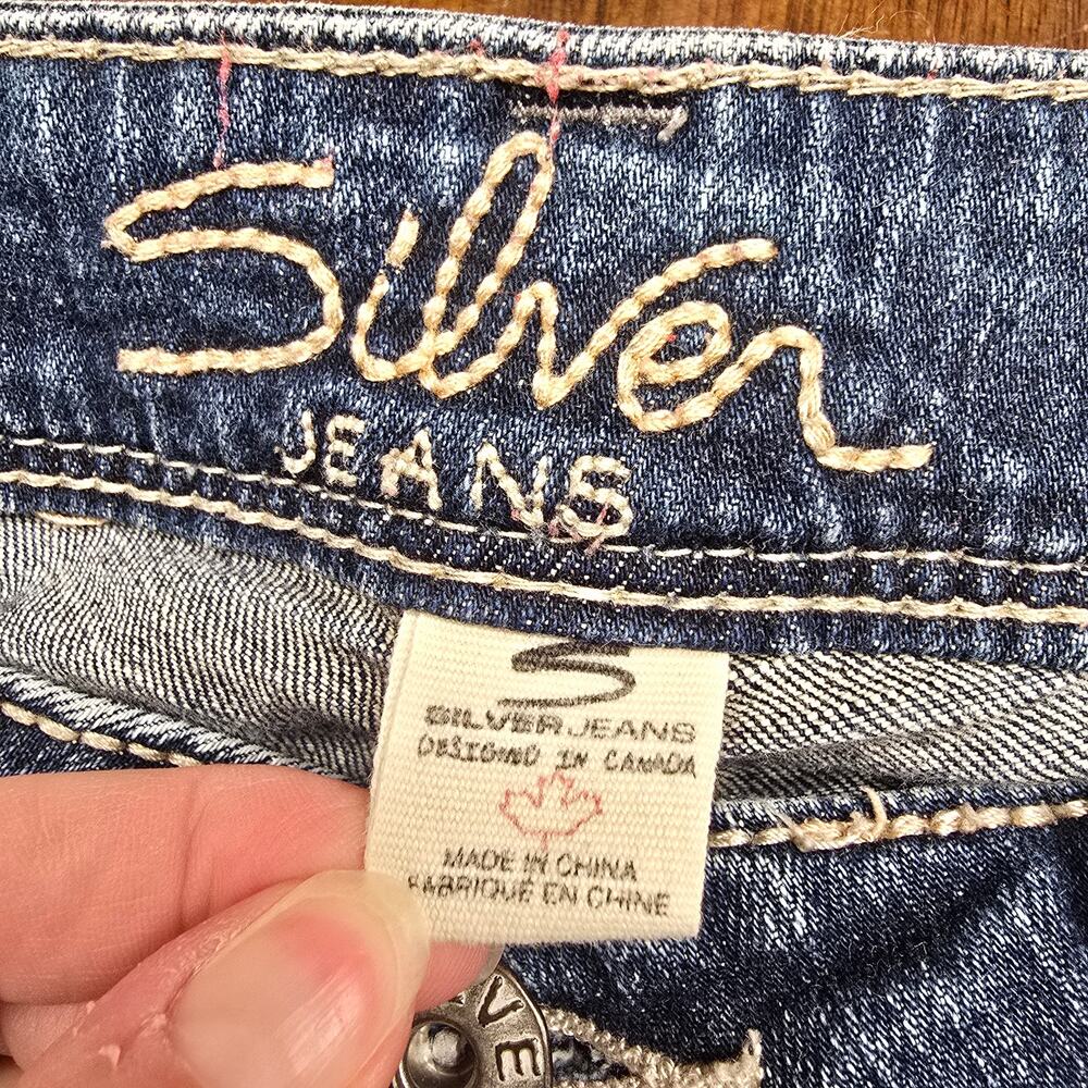 Women's Silver "Suki Bootcut" Medium Wash Denim Jeans | Size 31 - Picture 10 of 12